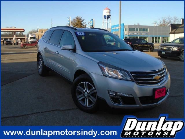 2017 Chevrolet Traverse LT in Silver Ice Metallic — front three-quarter view