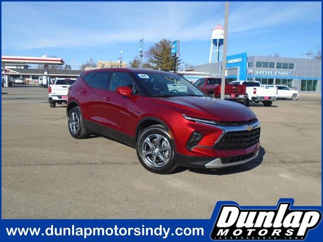 2025 Chevrolet Blazer 2LT in Radiant Red Tintcoat — front three-quarter view