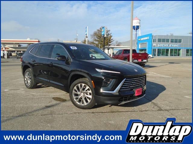 2025 Buick Enclave Preferred in Ebony Twilight Metallic — front three-quarter view